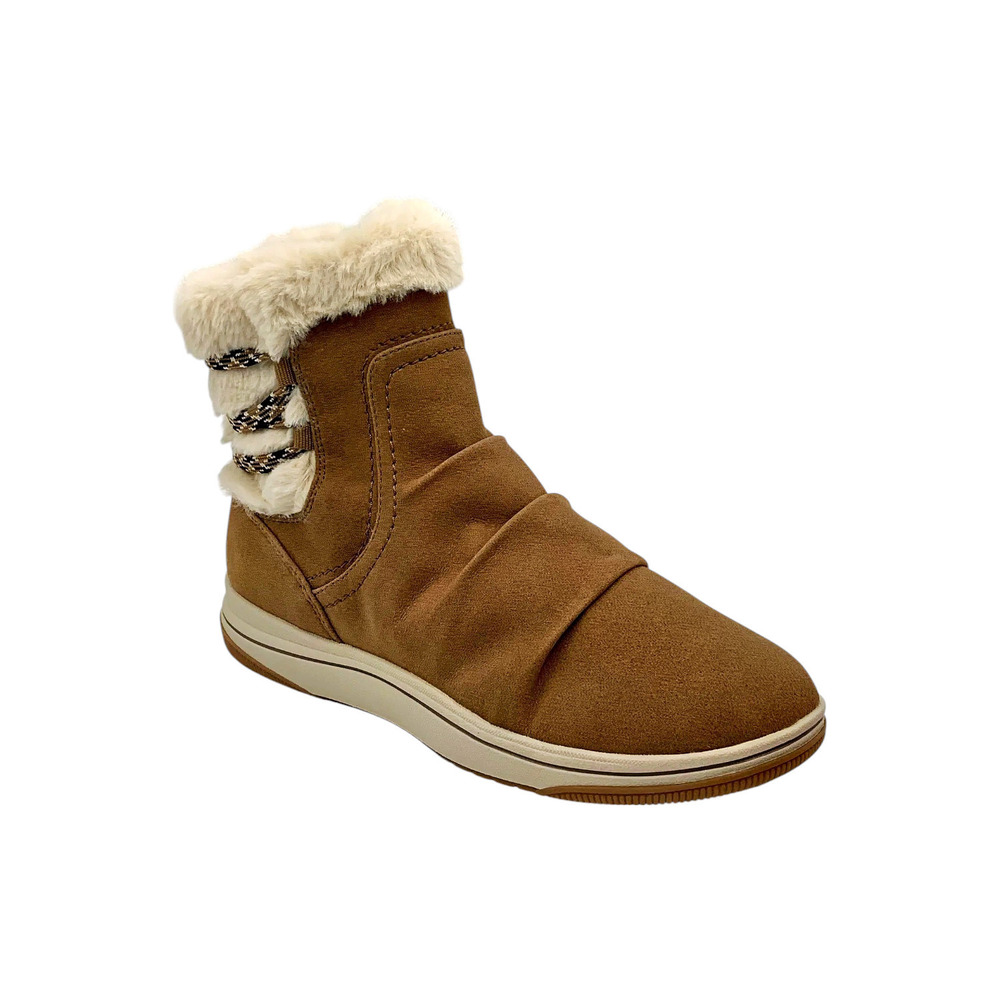 CLOUDSTEPPERS Women's by Clarks Breeze Slip-on Bootie Dark Sand - Wide